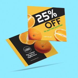 Personalise Business | Orange Company Discount Card