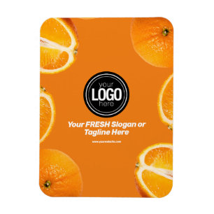 Personalise Business Orange Company Magnet