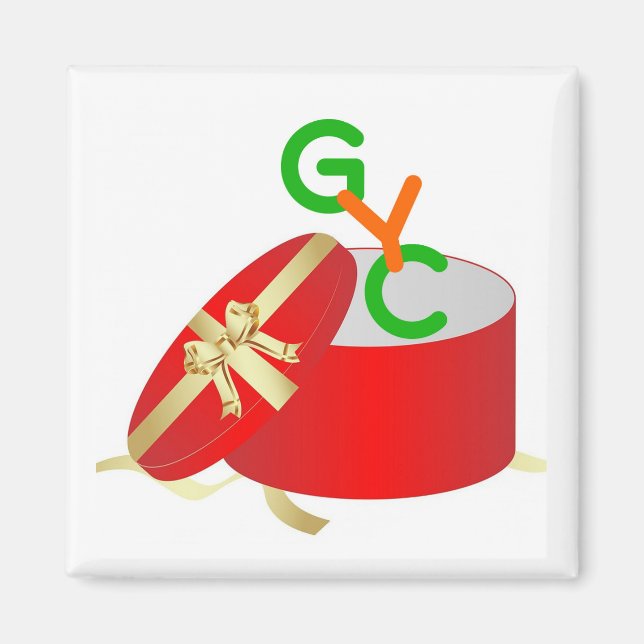 Personalise Business Organisation Event Logo Magnet (Front)