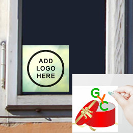 Personalise Business Organisation Event Logo Window Cling