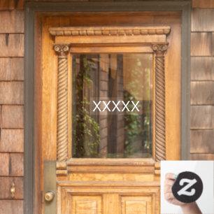 Personalise Business Shop Street Address Number Window Cling