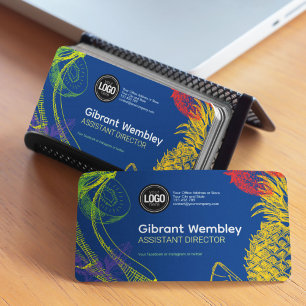 Personalise Business   Tropical Fruits Company Card