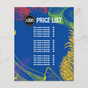 Personalise Business   Tropical Fruits Company Flyer