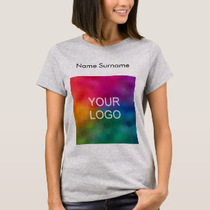 Personalise Business Your Logo Here Employee Staff T-Shirt