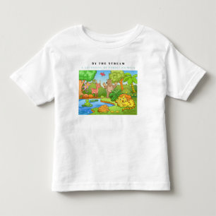 Personalise By The Stream Gathering Forest Animals Toddler T-Shirt