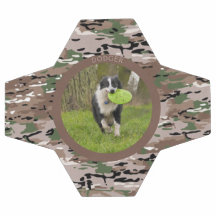 Personalise Camo Dog Name Picture Play