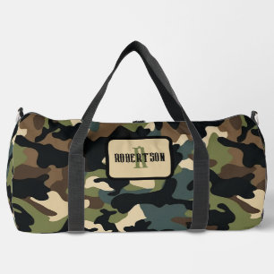 Personalise Camo Duffle Bag