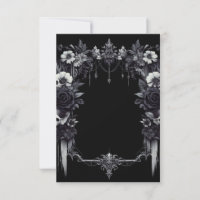 Personalise Card - Gothic - Blank Template 