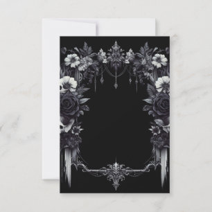 Personalise Card - Gothic - Blank Template 