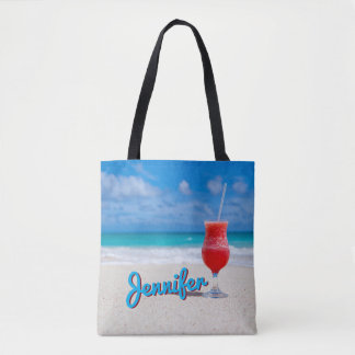 Personalise Caribbean Tropical Punch Daiquiri Tote Bag