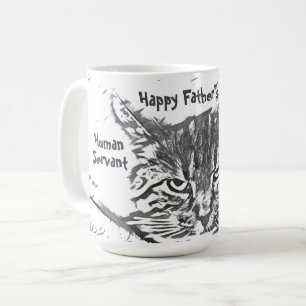 Personalise Cat Father's Day Mug