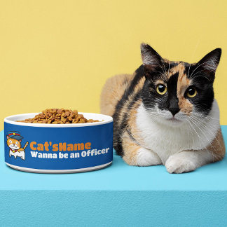 Personalise Cat's wanna be an Officer