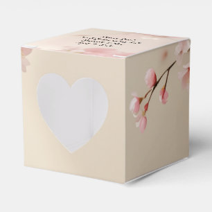 Personalise Cherry Blossom Wedding Favour Box