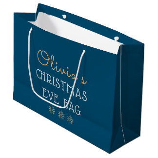 Personalise Christmas Gift Bag with Name