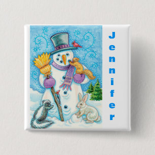 Personalise Christmas Stocking Buttons