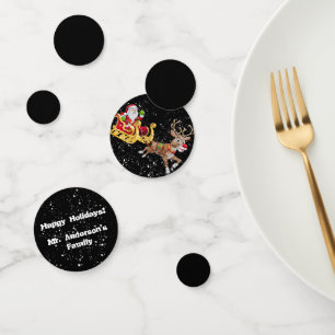 Personalise Christmas  Table Confetti