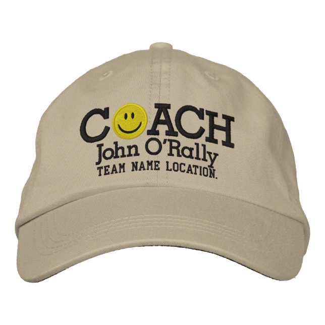Personalise Coach Cap Your Name Your Game! (Front)