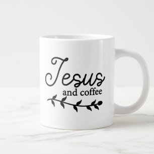 Personalise Coffee Mug Jesus and Coffee