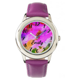 Personalise Colourful Girls eWatch Watch