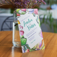 Personalise Colourful Outlined Flower