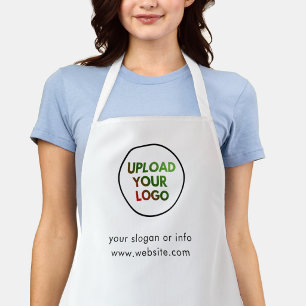 Personalise Company Logo Employee Staff Name  Apron
