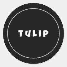 Personalise company name in Black