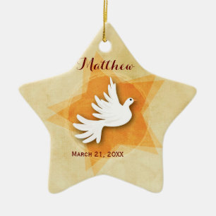 Personalise Confirmation Congratulations Gift Coll Ceramic Tree Decoration