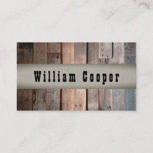 Personalise Construction Home Repair Builder Business Card