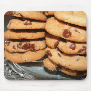 Personalise Cookies Dessert Chocolate Chip Sweets Mouse Mat