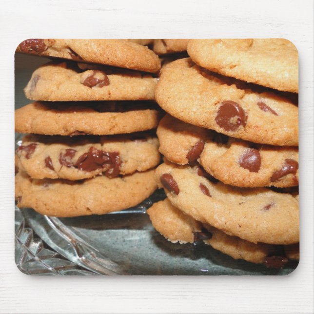 Personalise Cookies Dessert Chocolate Chip Sweets Mouse Mat (Front)