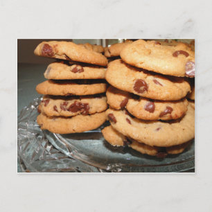 Personalise Cookies Dessert Chocolate Chip Sweets Postcard