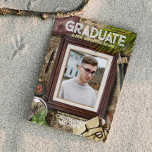 Personalise Cool Adventurer Theme Graduation