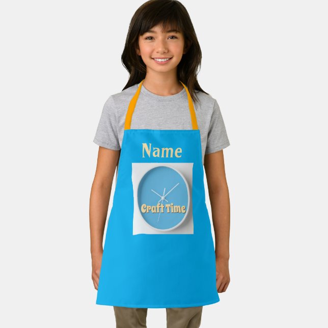 Personalise Craft Time  Apron (Insitu)
