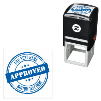 Personalise custom approved stamp