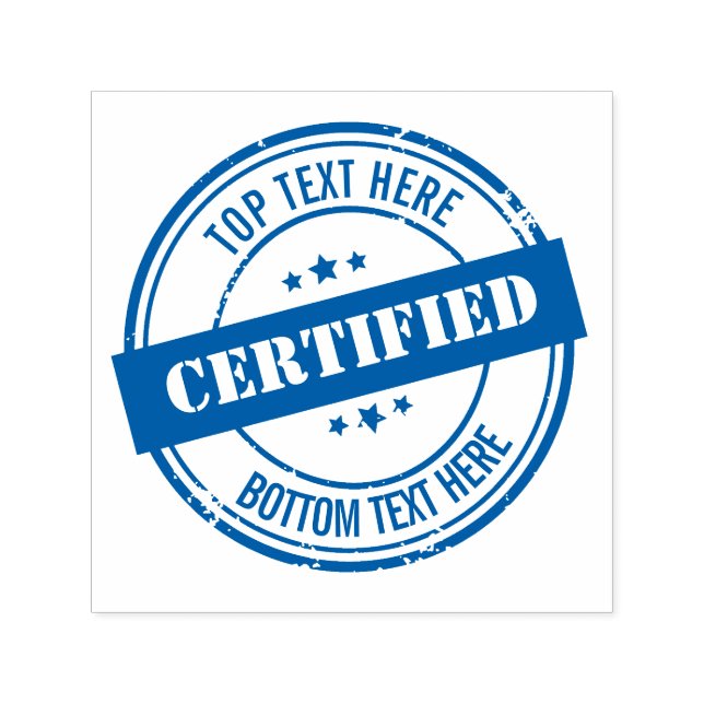 Personalise custom certified stamp (Design)