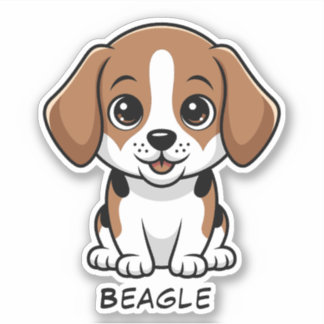 Personalise Custom Dog Name Beagle