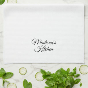 Personalise Custom Name family business bakery Tea Towel