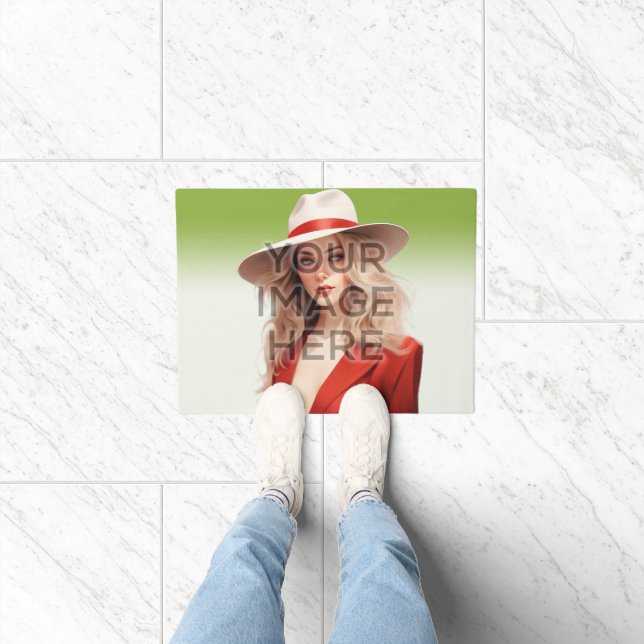 Personalise Custom Photo Area Rug Horizontal Image (Indoor)