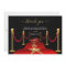 Personalise Custom Red Carpet Theme Thank You Card