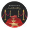 Personalise Custom Red Carpet Themed Party Sticker