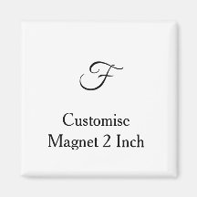 personalise custom simple 2 Inch 2 Inch Square