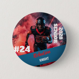 Personalise custom simple round 2.25 inch sports 6 cm round badge