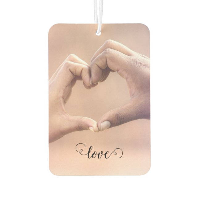 Personalise Custom Two-Sided Photo Car Air Freshener (Back)