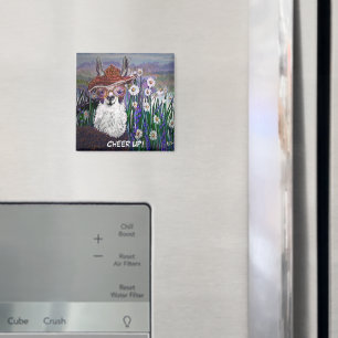 Personalise Cute, Fine and Funny Mama Llama Poster Magnet