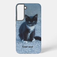 Personalise cute Tuxedo kitten
