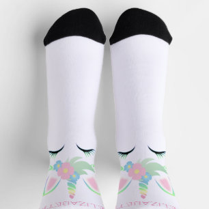Personalise Cute Unicorn Socks