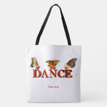 Personalise Dance sign with butterflies 