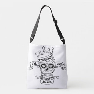 Personalise Day of the Dead Crossbody Bag Purse