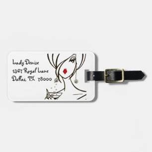 Personalise “DIVA” Luggage Tags