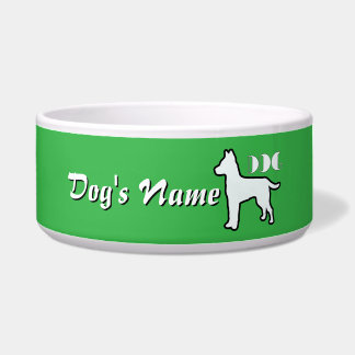 Personalise DOG Logo Bright Green Large Dog 